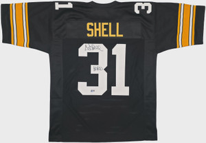 Donnie Shell Signed Pittsburgh Steelers Black Jersey HOF 20 Inscription Autographed NFL Collector Item