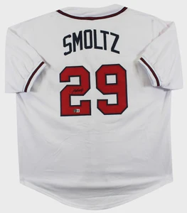 John Smoltz Signed Atlanta Braves Jersey #29, Hall of Fame Pitcher Autograph (XL)