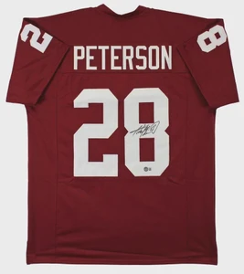 Adrian Peterson Signed Oklahoma Sooners Maroon Jersey #28 (XL)