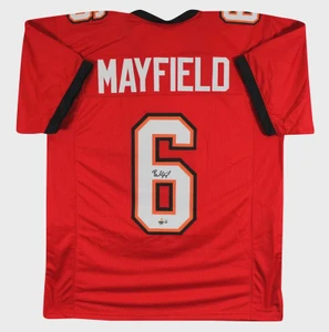 Baker Mayfield Signed Buccaneers Red Jersey XL (Autographed)
