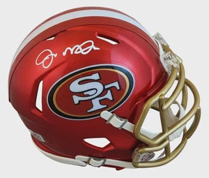 Joe Montana Signed 49ers Flash Speed Mini Helmet (Autographed)
