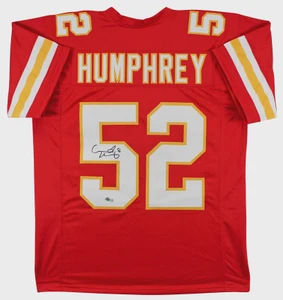 Creed Humphrey Signed Chiefs Jersey #52, Autographed NFL Memorabilia (XL)
