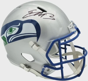 Nick Emmanwori Signed Seahawks Throwback Helmet (1983-2001 Era)
