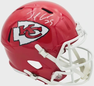 Jamaal Charles Signed Chiefs Speed Replica Helmet (Authenticated)