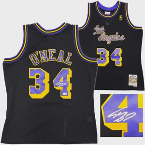Shaquille O'Neal Signed Mitchell & Ness 1996-97 Lakers Swingman Jersey (XL)