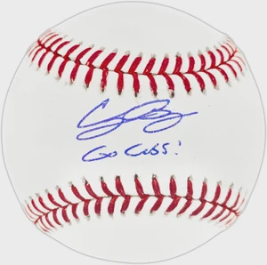 Cody Bellinger Signed MLB Baseball: Go Cubs! Inscription (Authenticated)