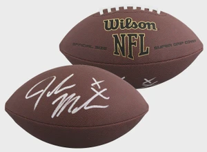 John Mateer Signed Wilson Super Grip Football: Oklahoma Sooners Autograph (Hologram Verified)
