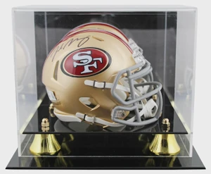 Jake Moody Signed Speed Mini Helmet: 49ers Kicker Autograph (Display Case)
