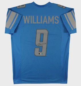 Jameson Williams Signed Detroit Lions #9 Pro Style Jersey (XL)
