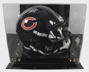 Keenan Allen Signed Chicago Bears Speed Helmet with Display Case (Autographed NFL Memorabilia)