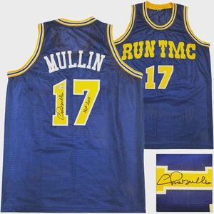 Chris Mullin Signed Golden State Warriors Blue Jersey, HOF 2011 Inscribed (XL)