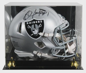 Bo Jackson Signed Oakland Raiders Speed Proline Helmet (UV Mirrored Case)