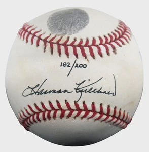 Harmon Killebrew Minnesota Twins Signed Thumbprint Baseball Limited Edition of 200 with Display Case