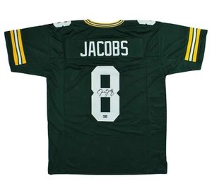 Josh Jacobs Signed Green Bay Packers Jersey, NFL Rushing Leader Memorabilia
