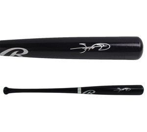Sammy Sosa Signed Chicago Cubs Navy Wood Bat (609 HR MVP)

