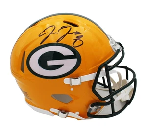 Josh Jacobs Signed Green Bay Packers Speed Helmet (Autographed Memorabilia)