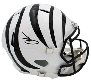 Chad Johnson Signed Bengals Speed Alternate White Helmet (Full Size)