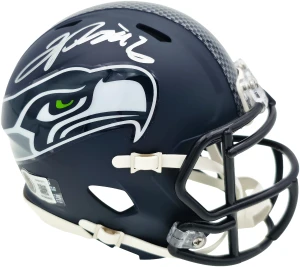 Jadarian Price Signed Seahawks Blue Speed Mini Helmet (Hologram Authenticated)
