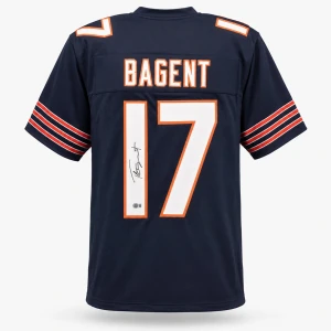 Tyson Bagent Signed Chicago Bears Custom Jersey (XL)