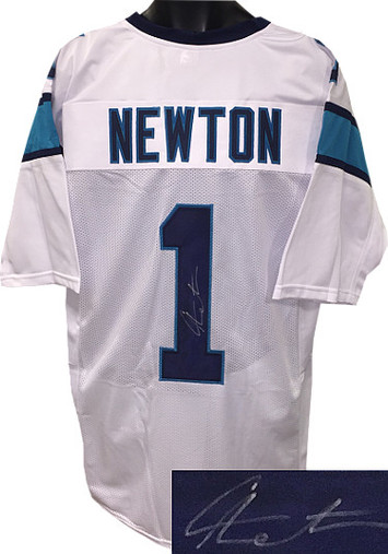 cam newton autographed jersey