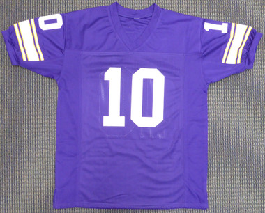 fran tarkenton autographed jersey