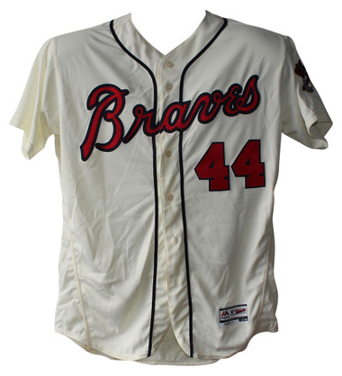 hank aaron signed jersey