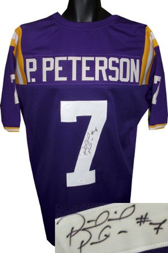 custom stitched lsu jersey