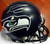 Russell Wilson Autographed Mini Helmet - Seattle Seahawks Riddell