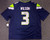 Russell Wilson Autographed Jersey - Seattle Seahawks Blue Nike Twill Size XXL RW Holo