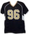 Justin Smith Missouri Tigers Signed Black XL Jersey