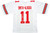 Ohio State Buckeyes Jaxon Smith-Njigba Autographed White Jersey Signed In Silver Ohio State Buckeyes Jaxon Smith-Njigba Autographed White Jersey Signed In Silver