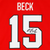 Carson Beck Georgia Bulldogs Autographed Red Nike Game Jersey