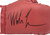 Mike Tyson Autographed Red Everlast Right Handed Boxing Glove