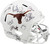 Texas Longhorns 2005 CFB National Champions Team Autographed White Speed Replica Helmet With 24 Signatures Including Vince Young