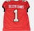 Jon Gruden Autographed Tampa Bay Bucs Red Game Cut Jersey