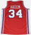 Hakeem Olajuwon Houston Cougars #24 Red Autographed Jersey