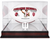 Indiana Hoosiers Logo Football Mahogany Display Case