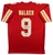 Kenneth Walker III Authentic Autographed Red Pro Style Jersey BAS Witnessed