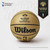 Hero product view of the New York Knicks Gold Edition Championship Basketball, a full-size licensed Wilson commemorative basketball featuring laser-etched Knicks NBA Champions artwork, Wilson branding, NBA logo, Gold Edition details, limited-edition championship markings, and commissioner facsimile signature. Composite leather Size 7 ball. Mockup artwork shown; final artwork pending licensing approval.