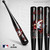 Full-size black JJ Wetherholt Future Phenoms limited-edition collectible bat shown with detailed artwork panel views, Cardinals graphics, MLB and MLB Players licensing marks, and March 26, 2026 MLB debut design elements.