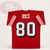 49ers Jerry Rice Signed Red Mitchell & Ness Jersey w/ Dropshadow