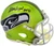 Steve Largent Autographed Seattle Seahawks Flash Green Mini Helmet HOF 95
