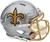 Drew Brees Signed Saints Flash Silver Speed Mini Helmet SB XLIV MvP Autographed NFL Hall of Fame Collectible Gift

