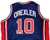 Clyde Drexler Signed Team USA Blue Jersey The Glide Autographed XL NBA Hall of Fame Basketball Collectible Gift
