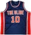 Clyde Drexler Signed Team USA Blue Jersey The Glide Autographed XL NBA Hall of Fame Basketball Collectible Gift
