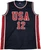 John Stockton Signed Team USA Blue Jersey Autographed XL Dream Team NBA Hall of Fame Basketball Collectible Gift
