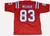 WES WELKER AUTOGRAPHED NEW ENGLAND PATRIOTS #83 RED JERSEY JSA