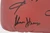 Dual-Signed Sugar Ray Leonard & Thomas Hearns Everlast Boxing Glove (Red)
