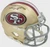 Isaac Guerendo Signed 49ers Gold Speed Mini Helmet (Autographed NFL Collectible)