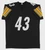 Troy Polamalu Signed Black Steelers Jersey #43 XL (Hall of Fame Autograph)
